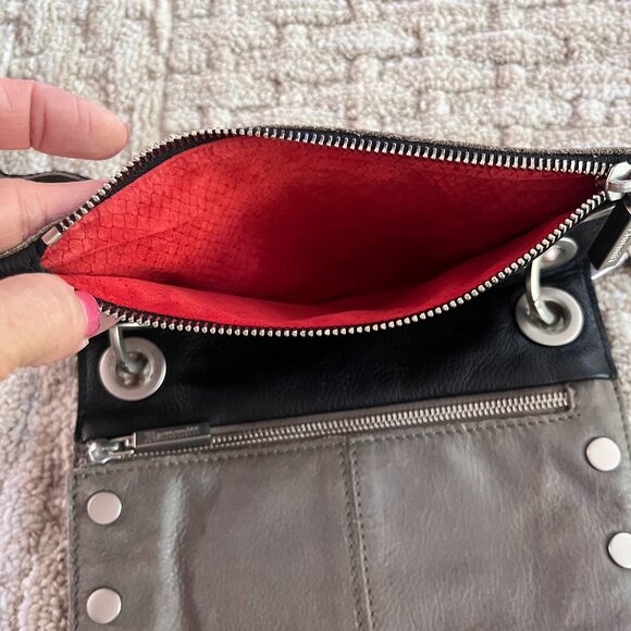 Hammitt Montana Reversible Crossbody in Black/Pewter - Picture 7 of 9